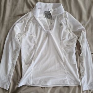 Ariat White Long Sleeve Shirt